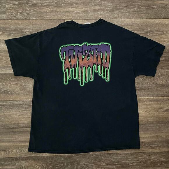 Twiztid x Lamour Supreme Jack-o'-lantern Graphic Horrorcore Rap Band T-shirt - Picture 3 of 4